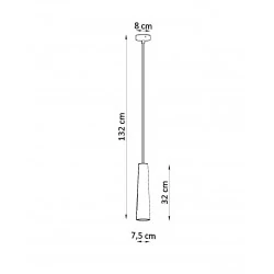 Oswietlenie-sufitowe - ceramiczna lampa wisząca electra sl.0845 sollux lighting 