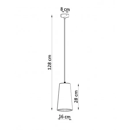 Oswietlenie-sufitowe - ceramiczna lampa wisząca gulcan sl.0849 sollux lighting 