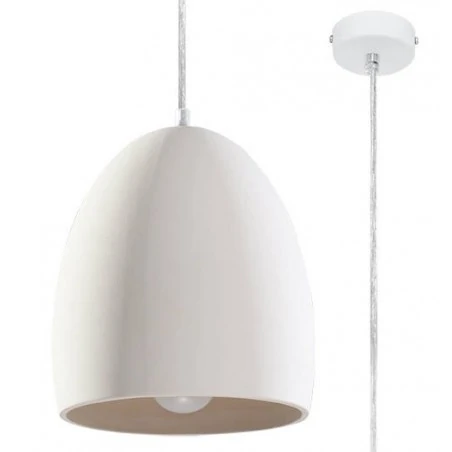 Oswietlenie-sufitowe - ceramiczna lampa wisząca flawiusz sl.0848 sollux lighting 