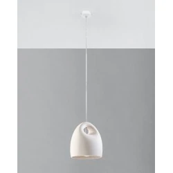 Oswietlenie-sufitowe - ceramiczna lampa wisząca bukano sl.0842 sollux lighting 