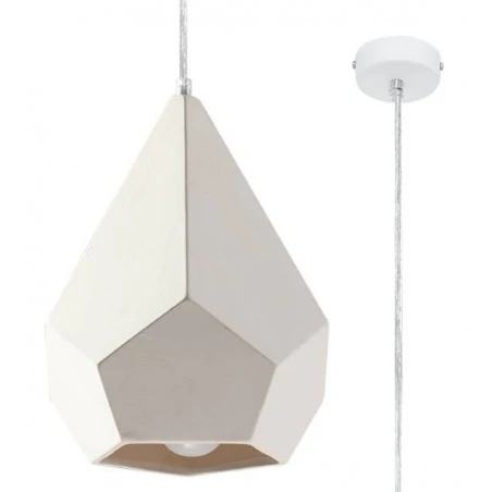 Oswietlenie-sufitowe - ceramiczna lampa wisząca pavlus sl.0844 sollux lighting 