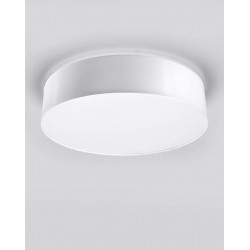 Oswietlenie-sufitowe - biały plafon arena 25 sl.0129 sollux lighting 