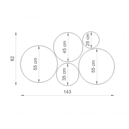 Oswietlenie-sufitowe - szary plafon 2xe27 arena 35 sl.0122 sollux lighting 