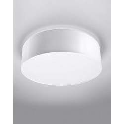 Oswietlenie-sufitowe - biały plafon 2xe27 arena 35 sl.0123 sollux lighting 