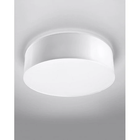 Oswietlenie-sufitowe - biały plafon 2xe27 arena 35 sl.0123 sollux lighting 