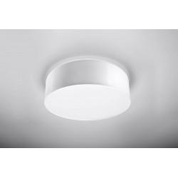 Oswietlenie-sufitowe - biały plafon 2xe27 arena 35 sl.0123 sollux lighting 