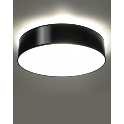 Oswietlenie-sufitowe - czarny plafon 3xe27 arena 45 sl.0124 sollux lighting 