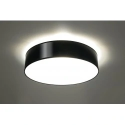 Oswietlenie-sufitowe - czarny plafon 3xe27 arena 45 sl.0124 sollux lighting 