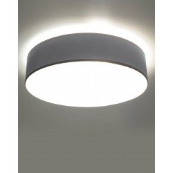 Oswietlenie-sufitowe - szary plafon 3xe27 arena 45 sl.0125 sollux lighting 