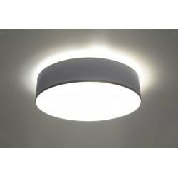 Oswietlenie-sufitowe - szary plafon 3xe27 arena 45 sl.0125 sollux lighting 