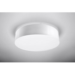 Oswietlenie-sufitowe - biały plafon 3xe27 arena sl.0126 sollux lighting 