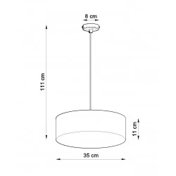 Oswietlenie-sufitowe - czarna lampa wisząca 2xe27 arena 35 sl.0115 sollux lighting 