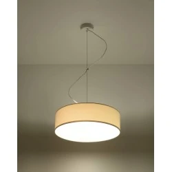 Oswietlenie-sufitowe - biała lampa wisząca 2xe27 arena 35 sl.0117 sollux lighting 