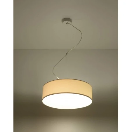 Oswietlenie-sufitowe - biała lampa wisząca 2xe27 arena 35 sl.0117 sollux lighting 