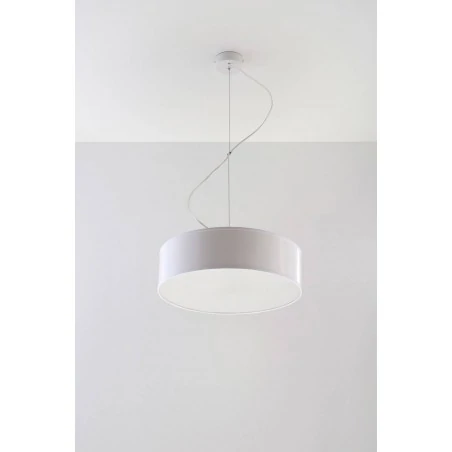 Oswietlenie-sufitowe - biała lampa wisząca 2xe27 arena 35 sl.0117 sollux lighting 