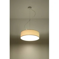 Oswietlenie-sufitowe - biała lampa wisząca 2xe27 arena 35 sl.0117 sollux lighting 