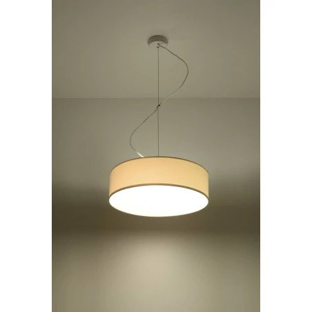 Oswietlenie-sufitowe - biała lampa wisząca 2xe27 arena 35 sl.0117 sollux lighting 