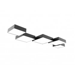 Oswietlenie-sufitowe - czarny plafon horus 25 sl.0142 sollux lighting 