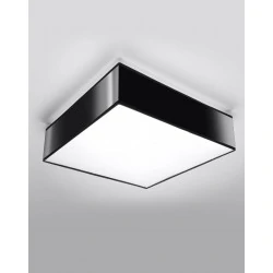 Oswietlenie-sufitowe - czarny plafon 2xe27 horus 35 sl.0136 sollux lighting 