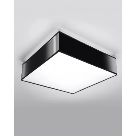 Oswietlenie-sufitowe - czarny plafon 2xe27 horus 35 sl.0136 sollux lighting 