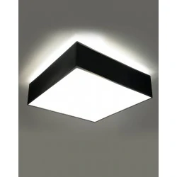 Oswietlenie-sufitowe - czarny plafon 2xe27 horus 35 sl.0136 sollux lighting 