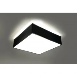 Oswietlenie-sufitowe - czarny plafon 2xe27 horus 35 sl.0136 sollux lighting 