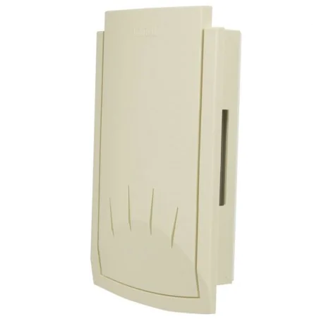 Dzwonki-do-drzwi-przewodowe - dzwonek do drzwi dwutonowy przewodowy beżowy gns-223 zamel 