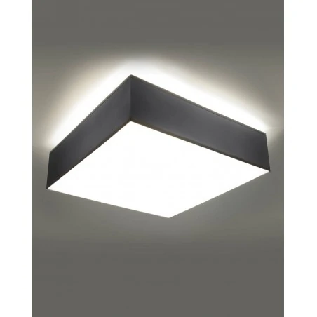 Oswietlenie-sufitowe - szary plafon 2xe27 horus 35 sl.0137 sollux lighting 