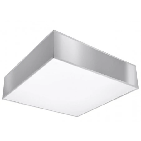 Oswietlenie-sufitowe - szary plafon 2xe27 horus 35 sl.0137 sollux lighting 