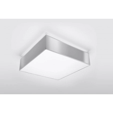Oswietlenie-sufitowe - szary plafon 2xe27 horus 35 sl.0137 sollux lighting 