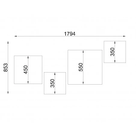 Oswietlenie-sufitowe - szary plafon 2xe27 horus 35 sl.0137 sollux lighting 