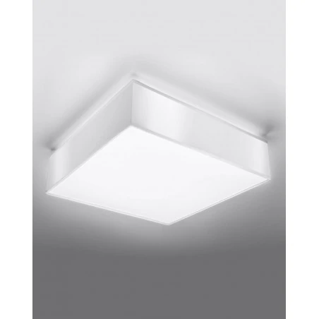 Oswietlenie-sufitowe - biały plafon 2xe27 horus 35 sl.0138 sollux lighting 