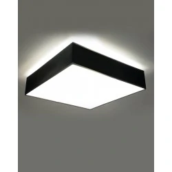 Oswietlenie-sufitowe - czarny plafon 3xe27 horus 45 sl.0139 sollux lighting 