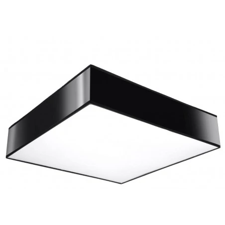 Oswietlenie-sufitowe - czarny plafon 3xe27 horus 45 sl.0139 sollux lighting 