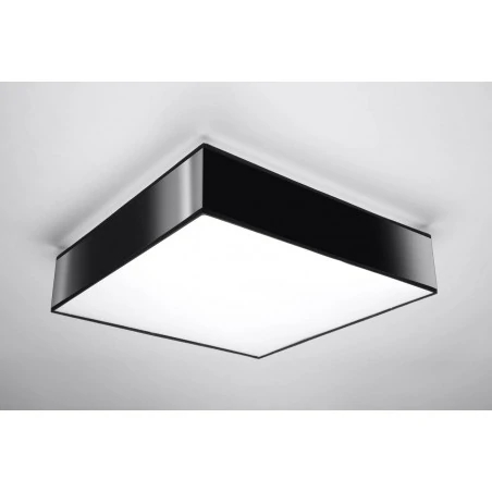Oswietlenie-sufitowe - czarny plafon 3xe27 horus 45 sl.0139 sollux lighting 