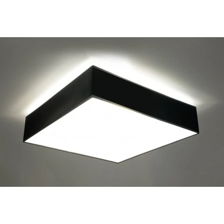 Oswietlenie-sufitowe - czarny plafon 3xe27 horus 45 sl.0139 sollux lighting 