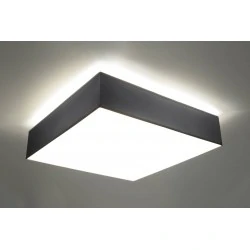 Oswietlenie-sufitowe - szary plafon 3xe27 horus 45 sl.0140 sollux lighting 