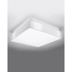 Oswietlenie-sufitowe - biały plafon 3xe27 horus 45 sl.0141 sollux lighting 