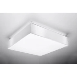 Oswietlenie-sufitowe - biały plafon 3xe27 horus 45 sl.0141 sollux lighting 