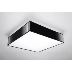 Oswietlenie-sufitowe - czarny plafon 4xe27 horus 55 sl.0920 sollux lighting 