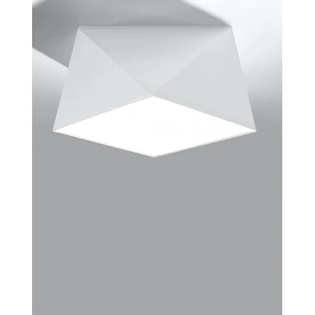 Oswietlenie-sufitowe - biały plafon hexa 25 sl.0686 sollux lighting 