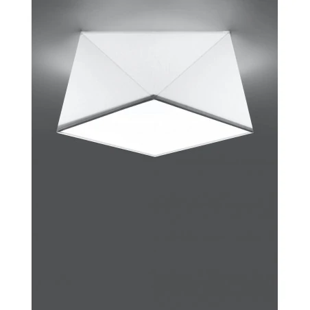 Oswietlenie-sufitowe - biały plafon hexa 25 sl.0686 sollux lighting 