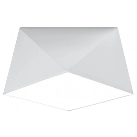 Oswietlenie-sufitowe - biały plafon hexa 25 sl.0686 sollux lighting 