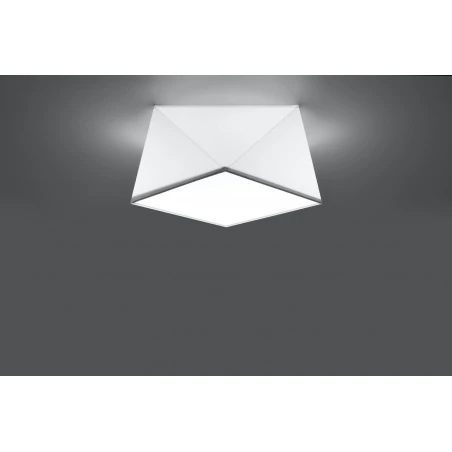 Oswietlenie-sufitowe - biały plafon hexa 25 sl.0686 sollux lighting 