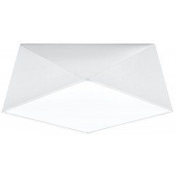 Oswietlenie-sufitowe - biały plafon 2xe27 hexa 35 sl.0689 sollux lighting