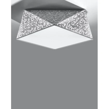 Oswietlenie-sufitowe - cekinowy plafon 2xe27 hexa 35 sl.0691 sollux lighting 