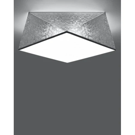 Oswietlenie-sufitowe - cekinowy plafon 2xe27 hexa 35 sl.0691 sollux lighting 