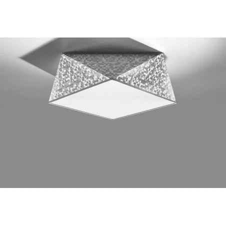 Oswietlenie-sufitowe - cekinowy plafon 2xe27 hexa 35 sl.0691 sollux lighting 