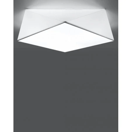 Oswietlenie-sufitowe - biały plafon 3xe27 hexa 45 sl.0692 sollux lighting 