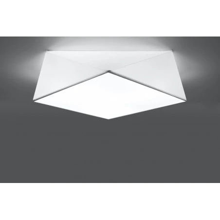 Oswietlenie-sufitowe - biały plafon 3xe27 hexa 45 sl.0692 sollux lighting 